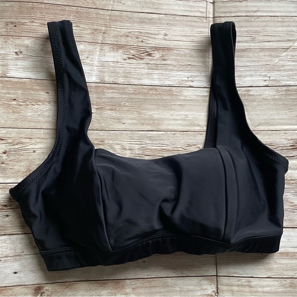 Old Navy Women’s Square-Neck Swim Top Black Small S 4-6 - Picture 6 of 15